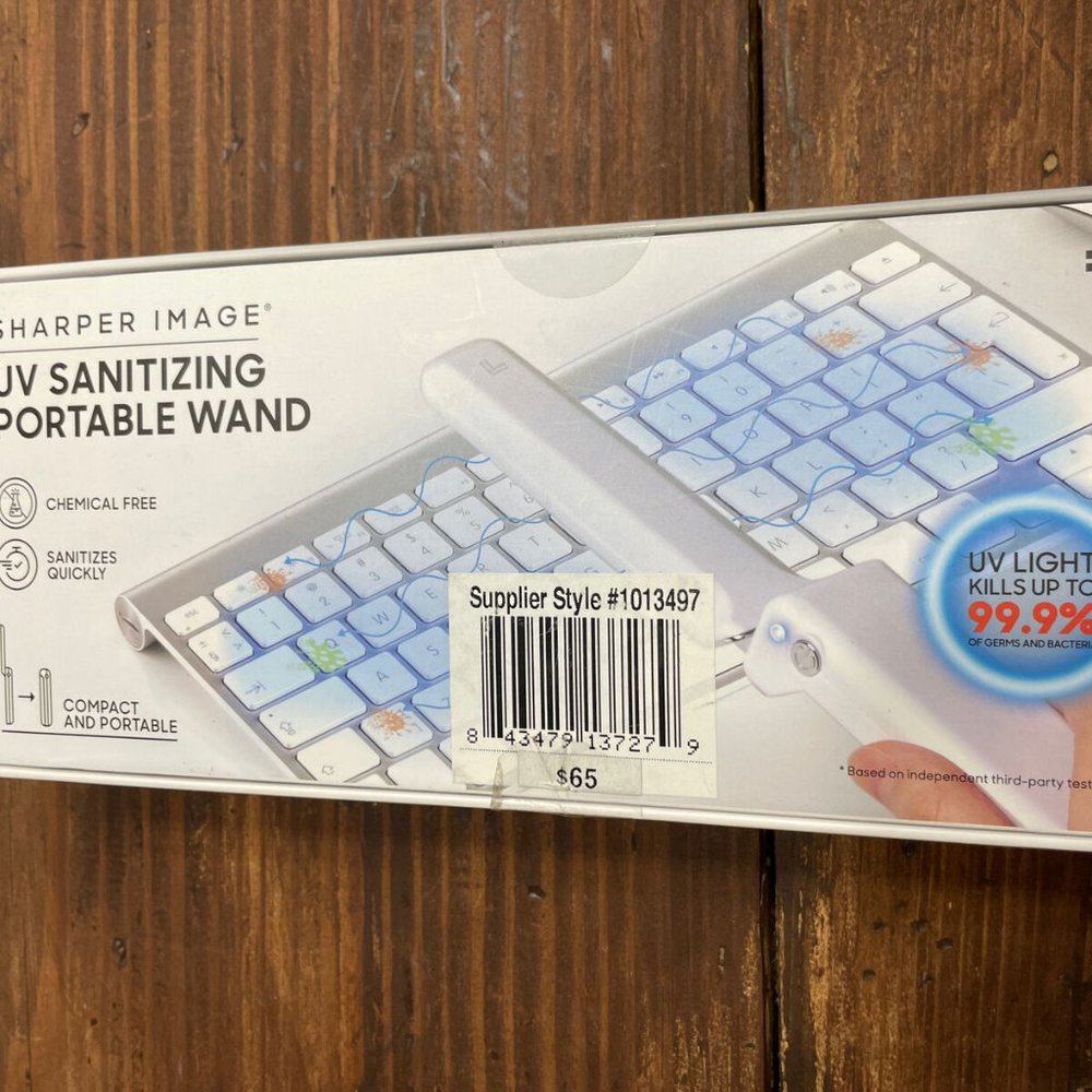 SHARPER IMAGE Light Sanitizer, Portable Foldable Ultraviolet Sanitizing NEW